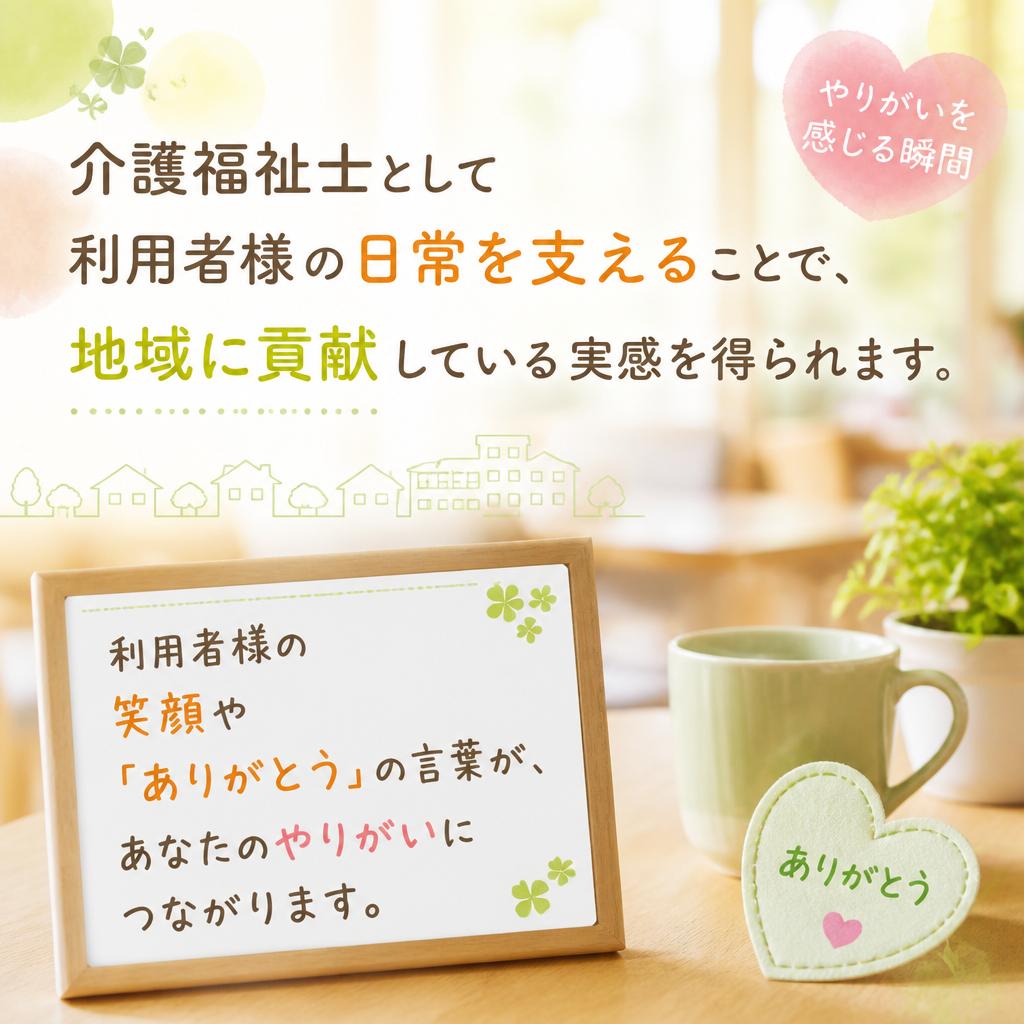 社会貢献を実感する介護福祉士の魅力