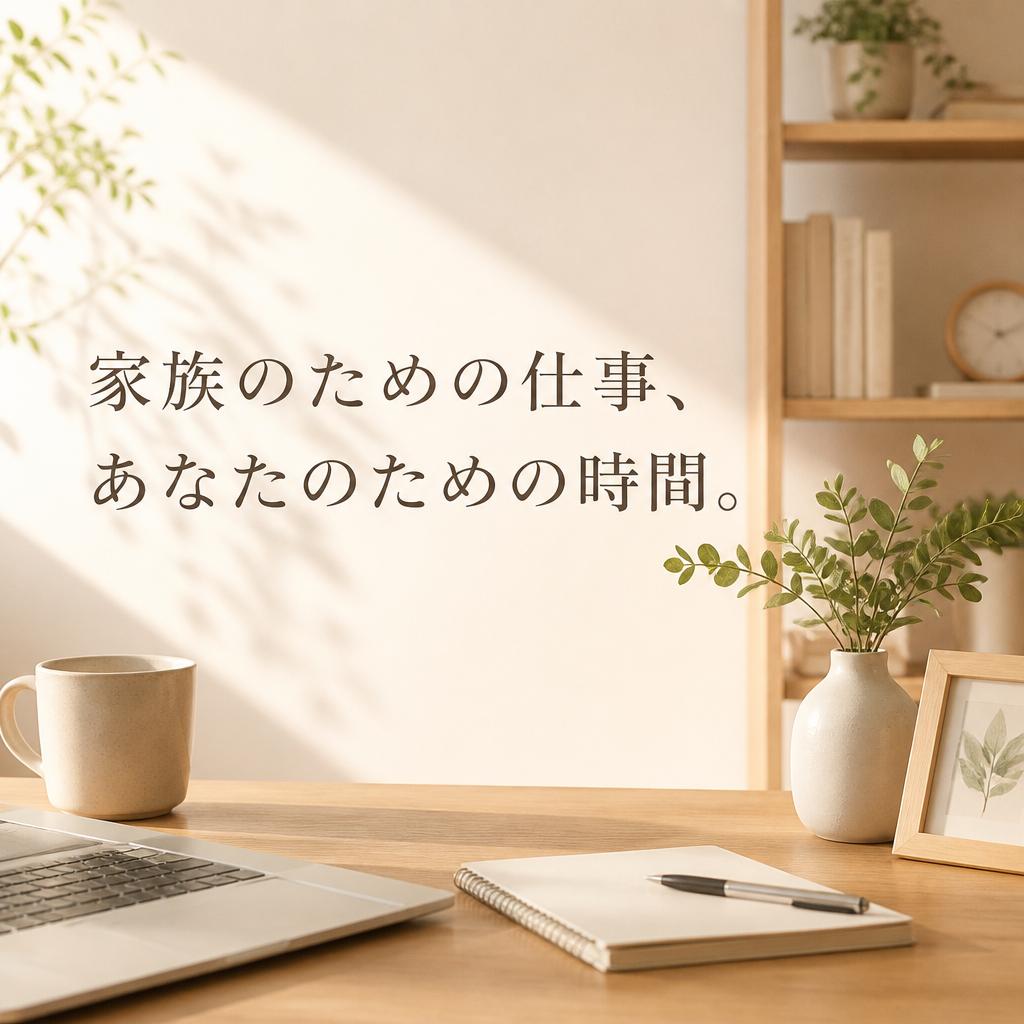 家族のための仕事、あなたのための時間。