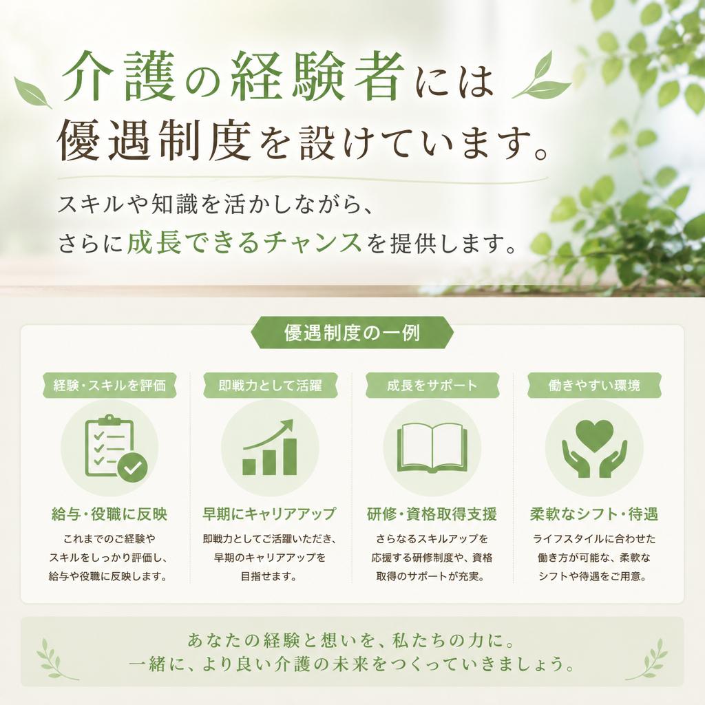 経験者優遇制度