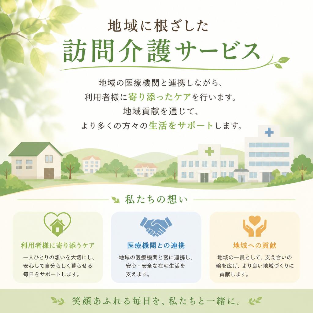 地域密着型のサポート