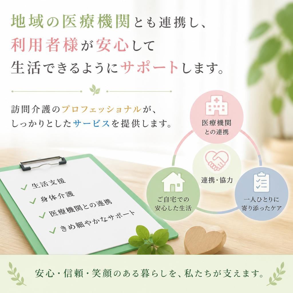 地域密着型で信頼できるサービス