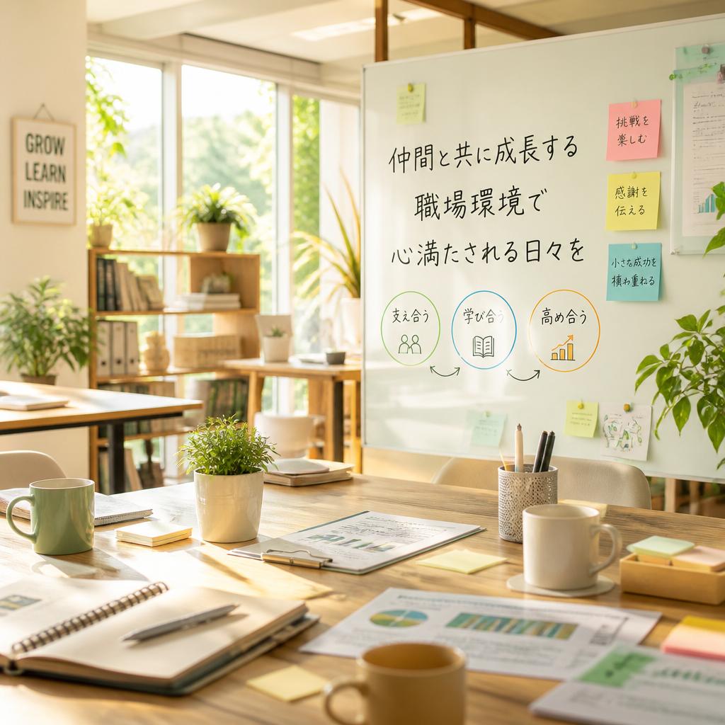 仲間と共に成長する職場環境で心満たされる日々を