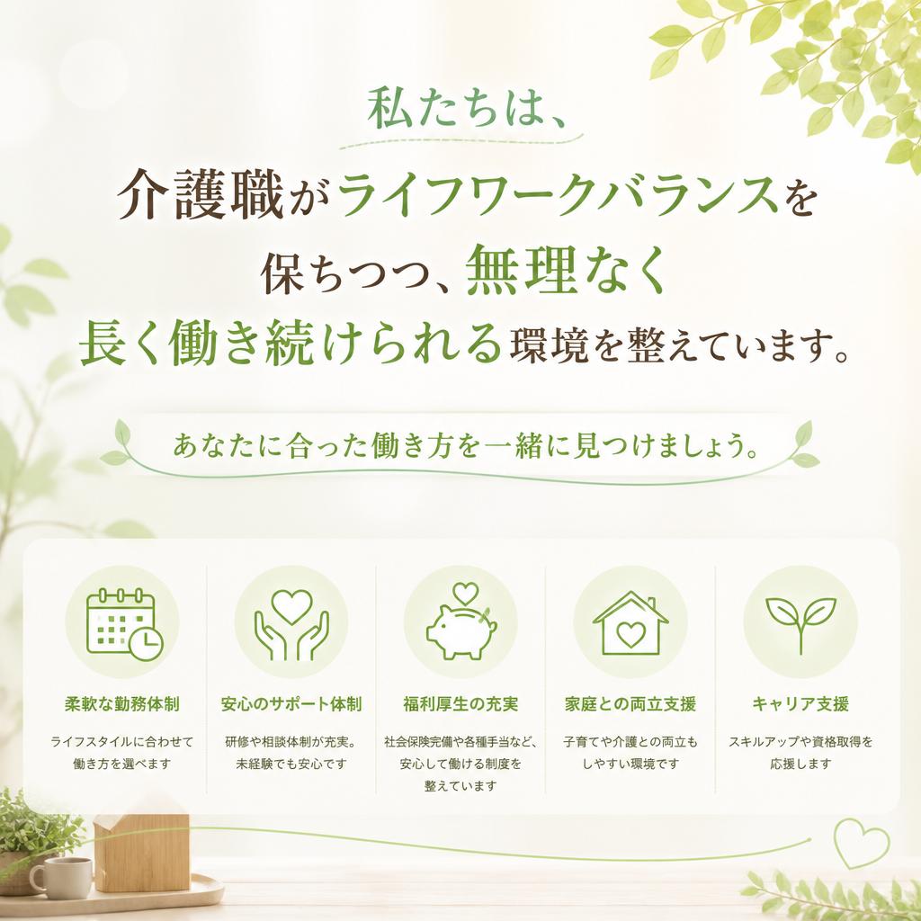 ライフワークバランスの実現