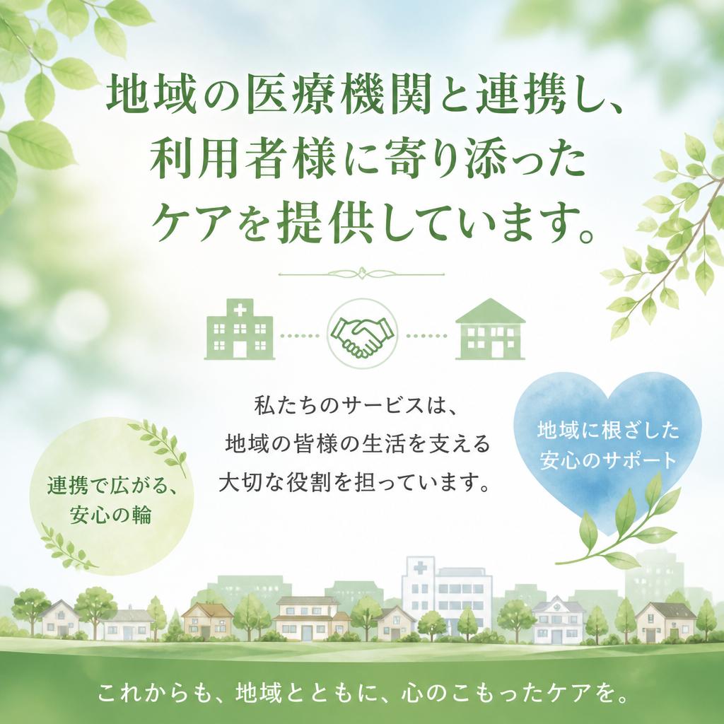 地域に密着したサービス