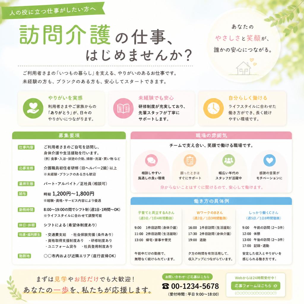 魅力あふれる求人情報