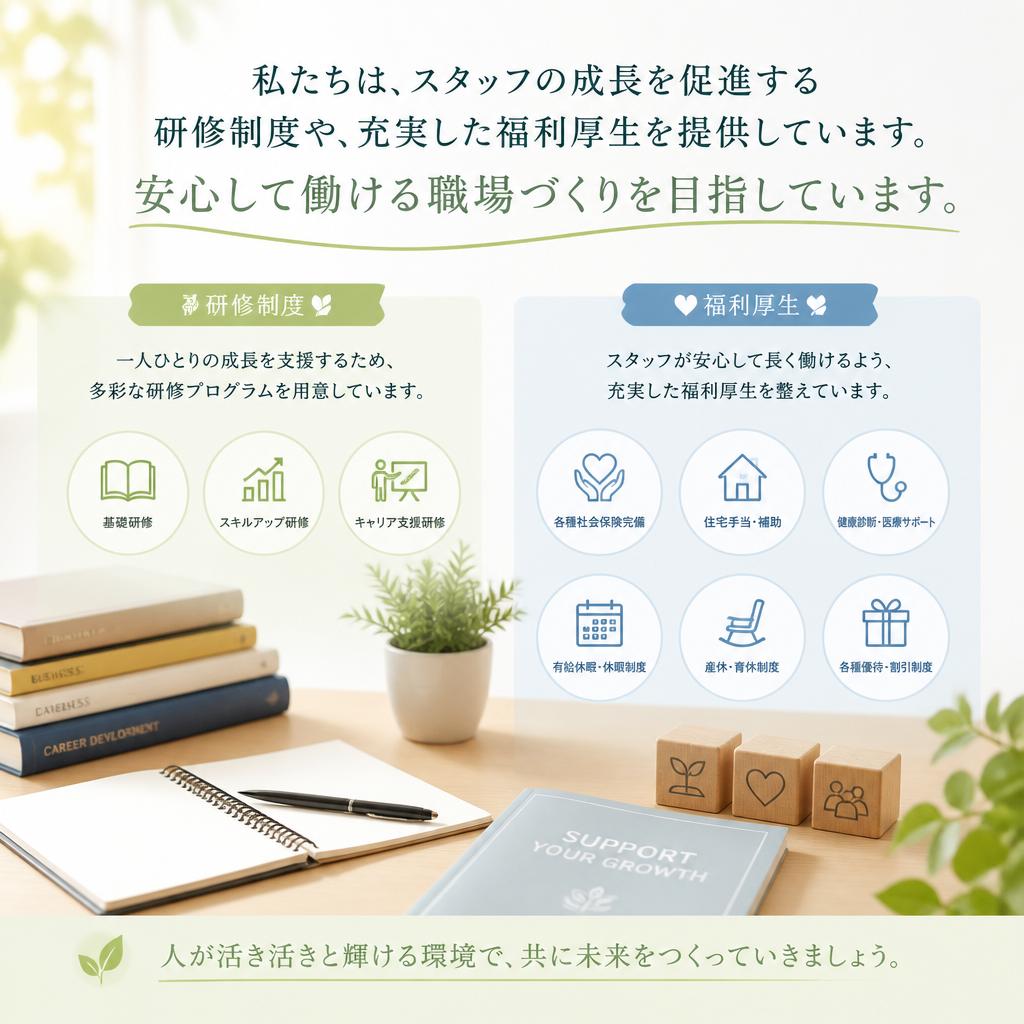 充実した福利厚生制度