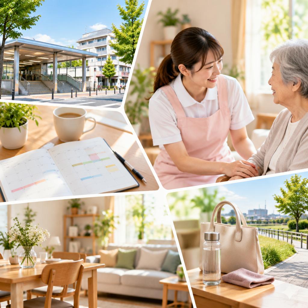 夜勤なし、駅近、柔軟シフト。自分らしく続けられる働き方